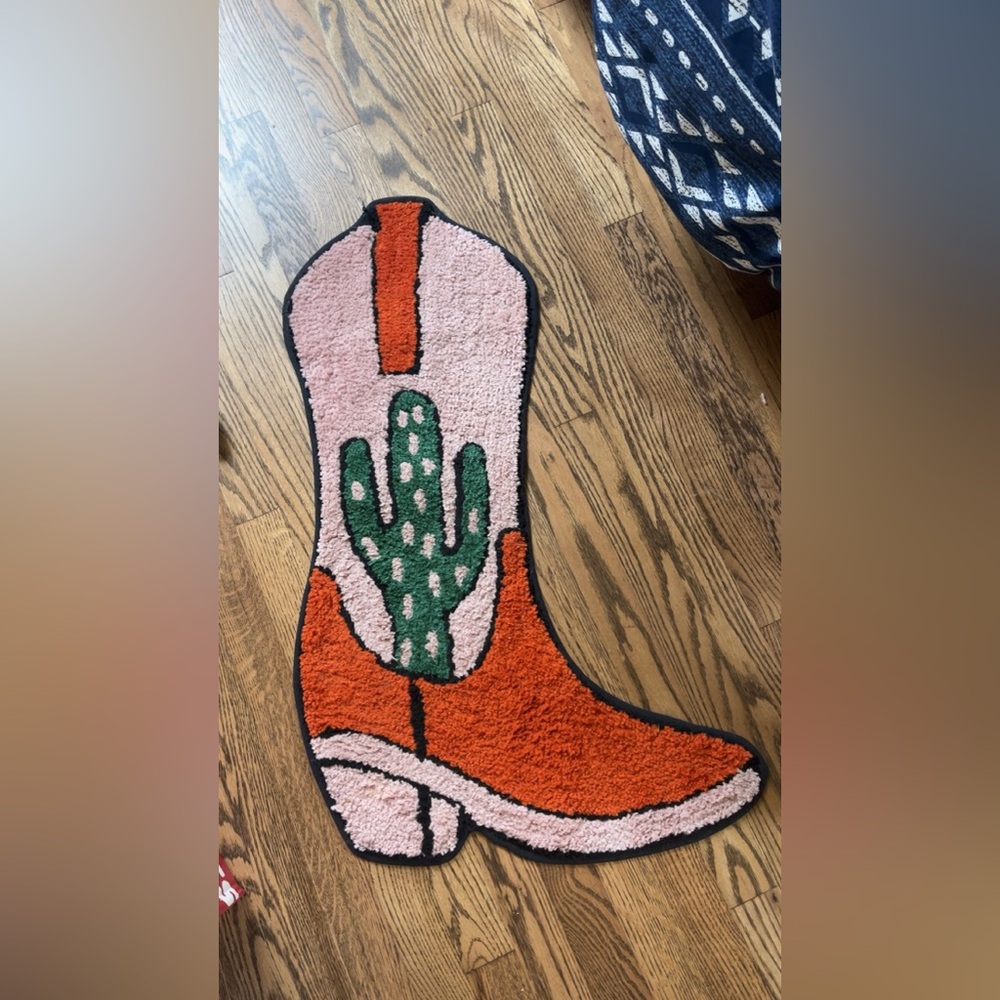 Cowboy Rug in Pink and Red